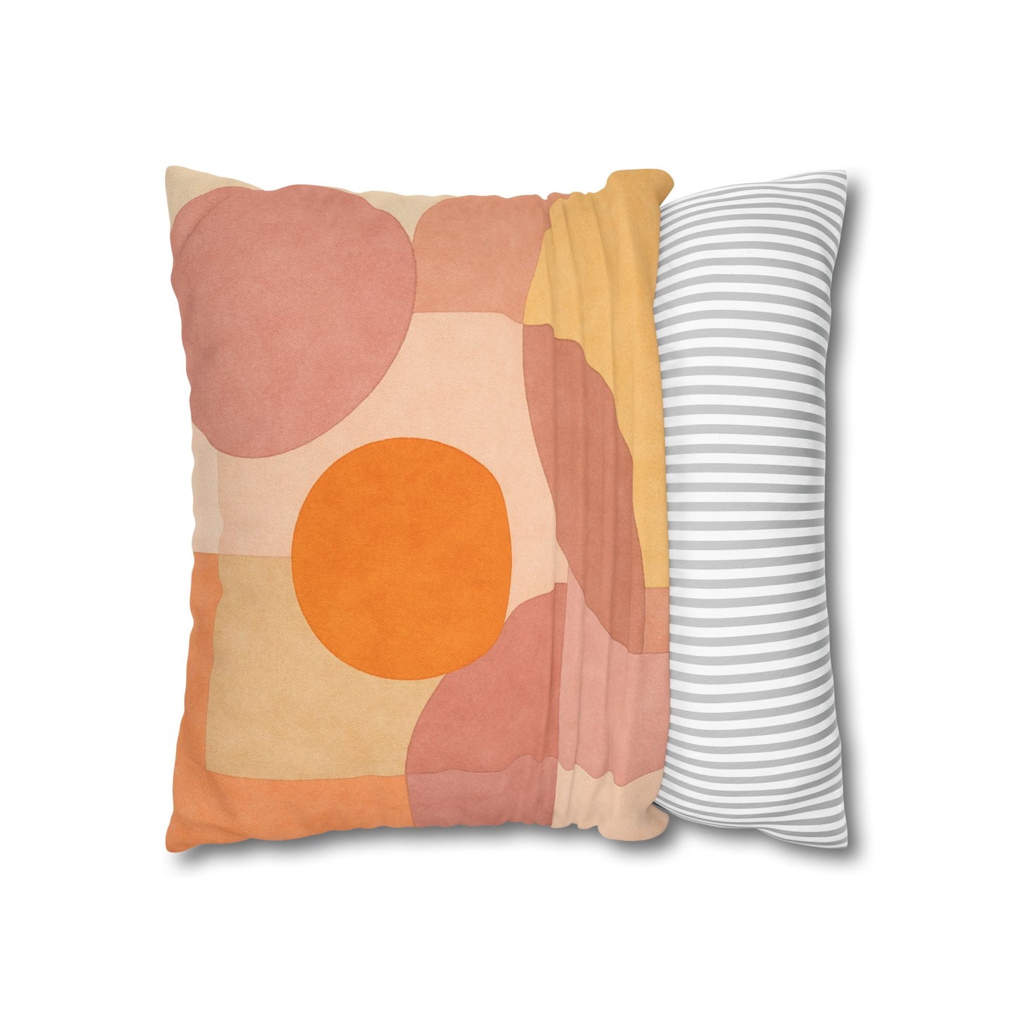 Boho Abstract Square Pillow - Geometric Decorative Throw Pillow Bohemian