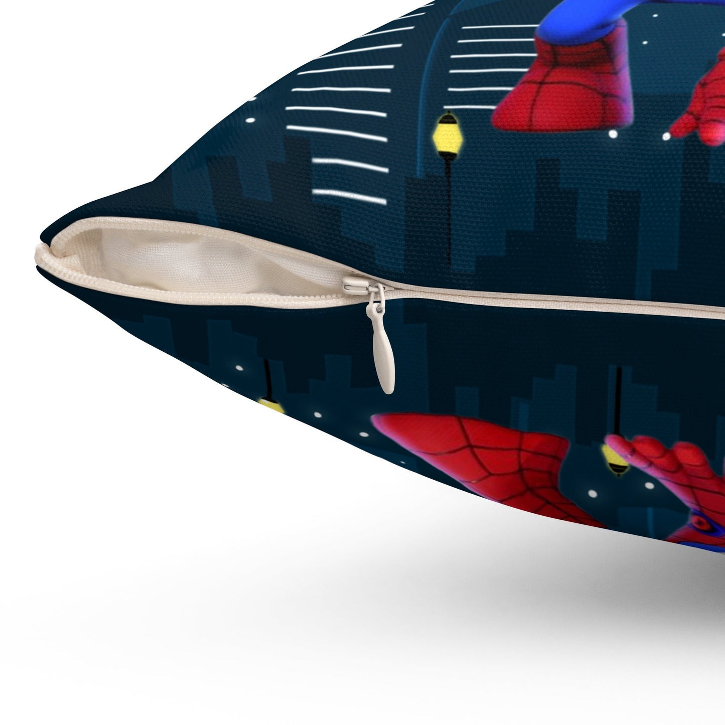 Personalized Spiderman Pillow with Name – Custom Double-Sided Superhero Cushion for Kids