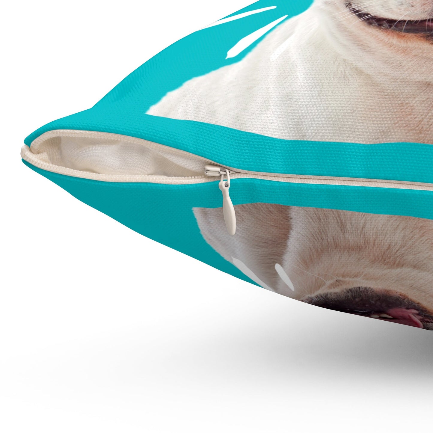 Personalized Funny Pet Photo Pillow – Custom Dog & Cat Cushion with Name, Quote & Photo