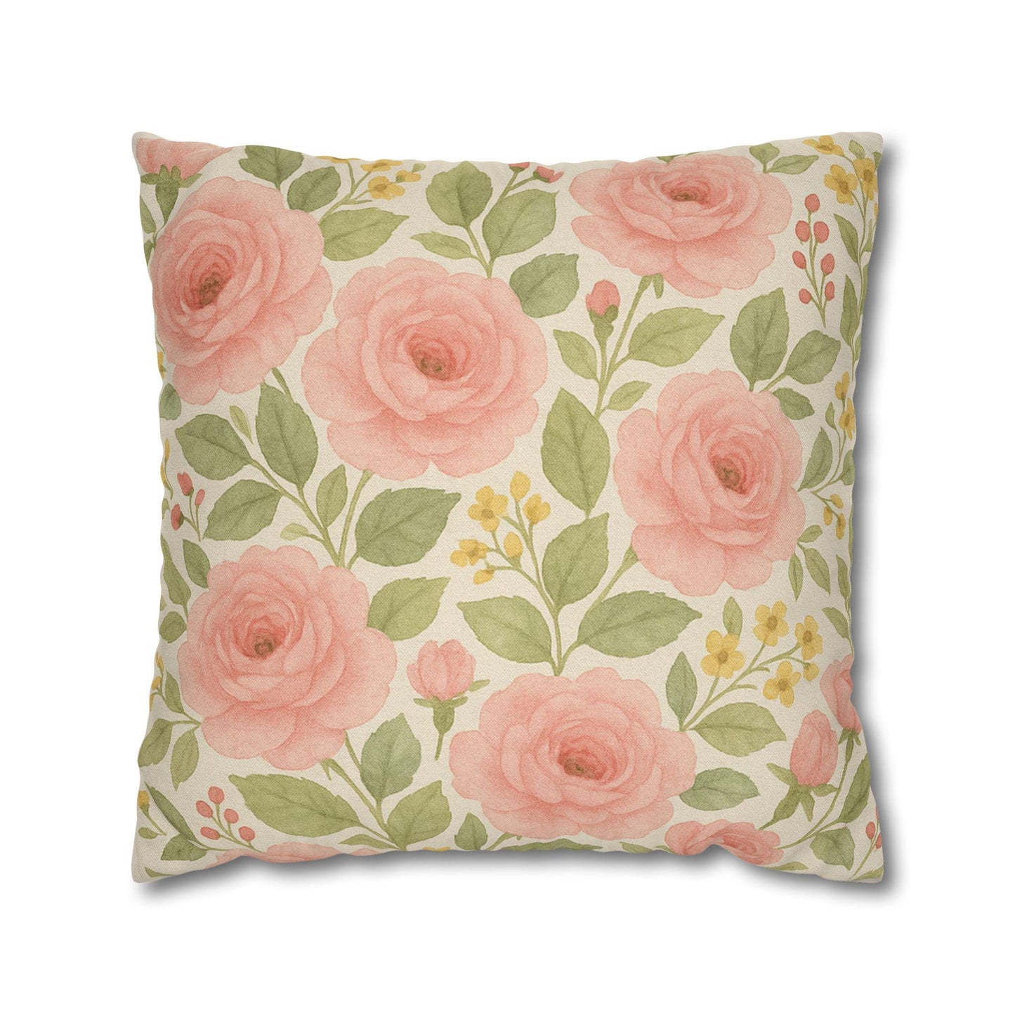 Floral Decorative Throw Pillow – Stuffed Accent Cushion for Cozy Home Decor & Gifting