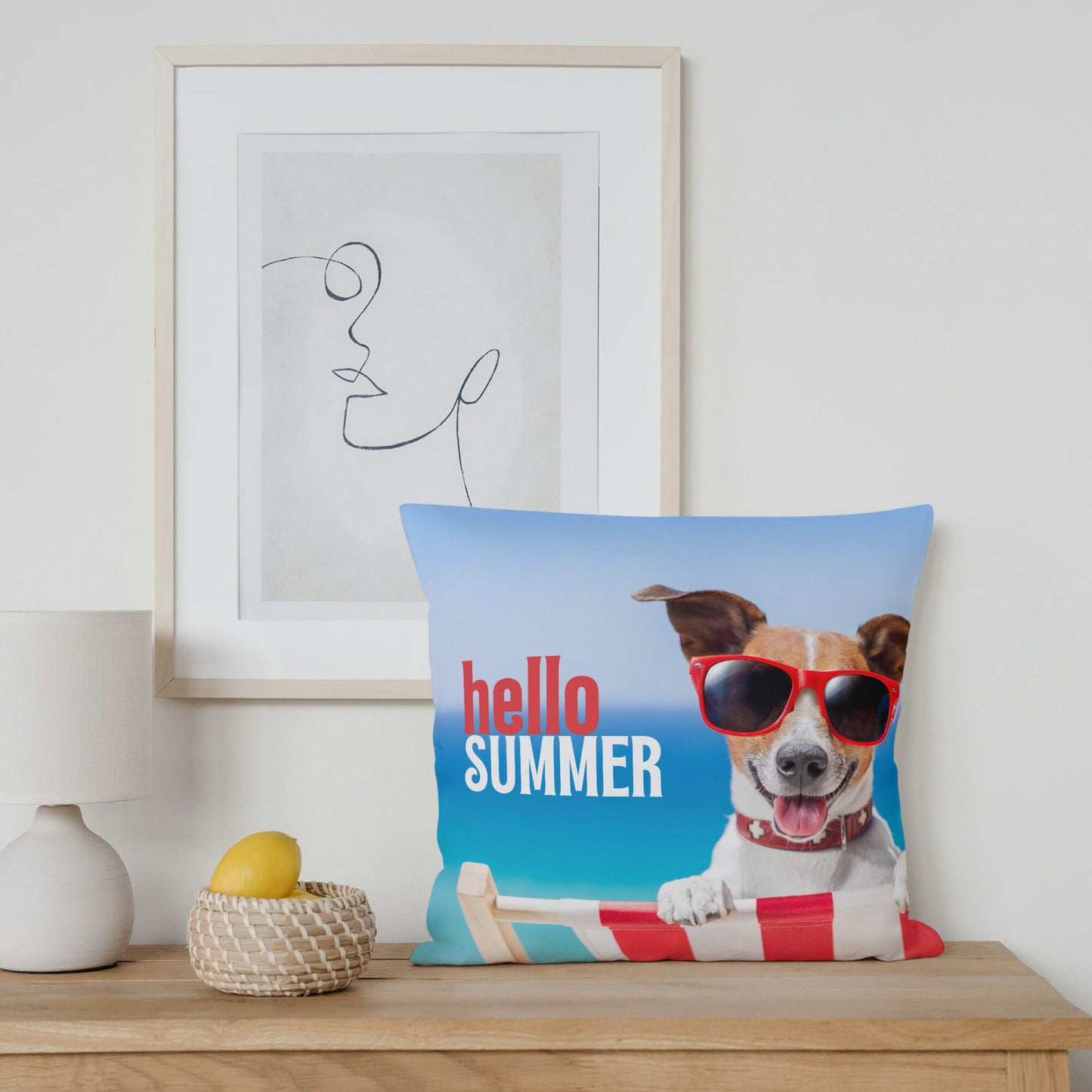 Personalized Dog Memorial Pillow – Custom Pet Photo Keepsake for Fur Moms & Remembrance Gifts