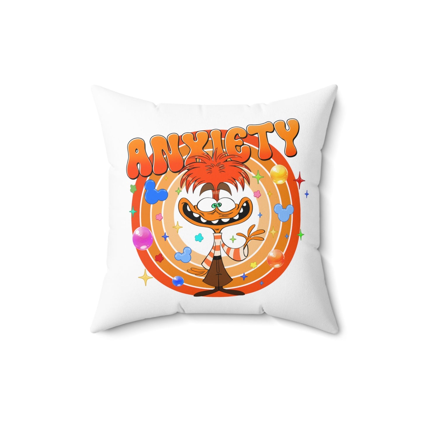 Personalized Inside Out 2 Emotion Pillow – “It’s Okay to Feel” Mental Health Support Cushion for Kids & Families