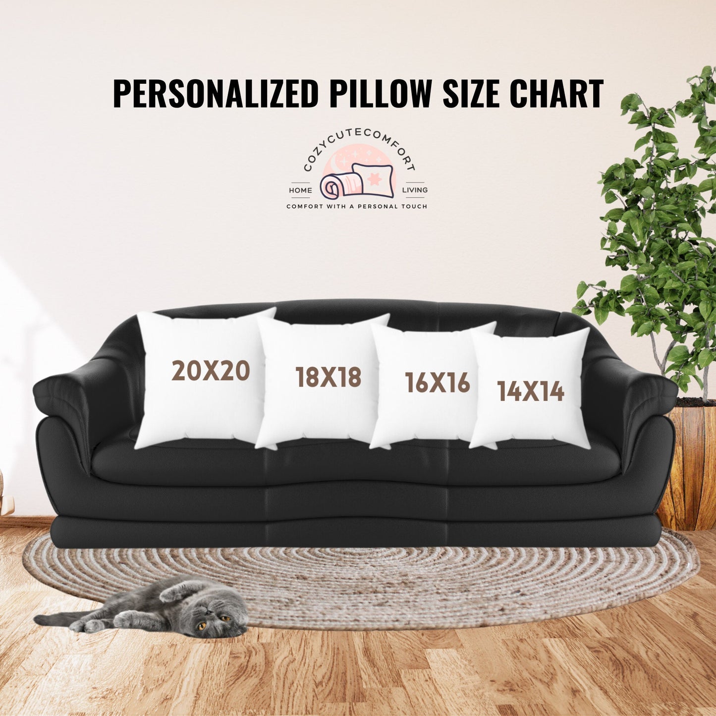 Personalized Pet Pillow with Funny Quote – Meme Gift for Cat & Dog Lovers