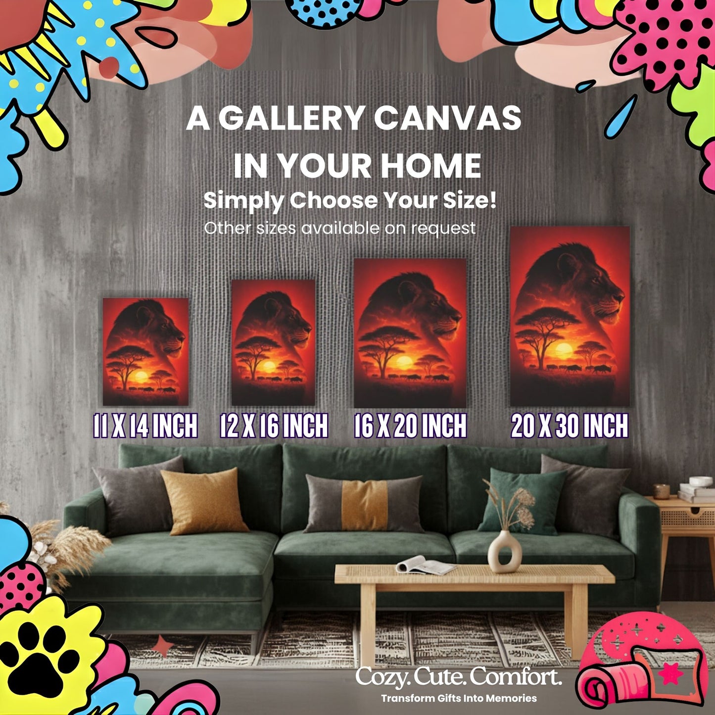 Your Pet Portrait – Digital, Blanket, Framed & Canvas Wall Art | Create A Cherished Memory