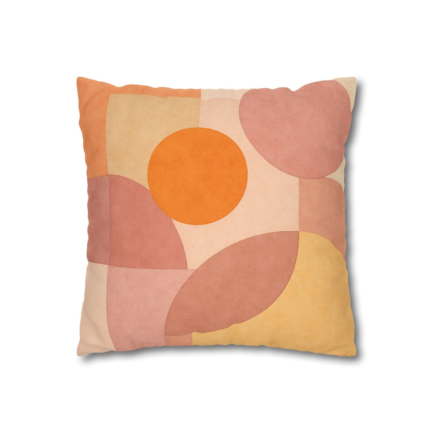 Boho Abstract Square Pillow - Geometric Decorative Throw Pillow Bohemian
