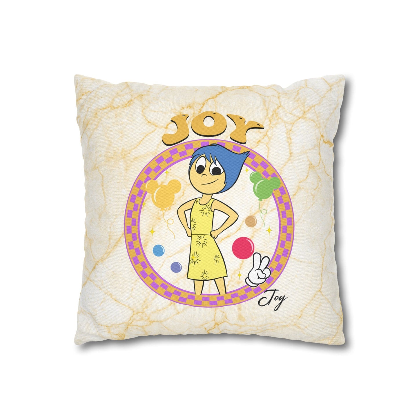 Personalized Inside Out 2 Emotion Pillow – “It’s Okay to Feel” Mental Health Support Cushion for Kids & Families