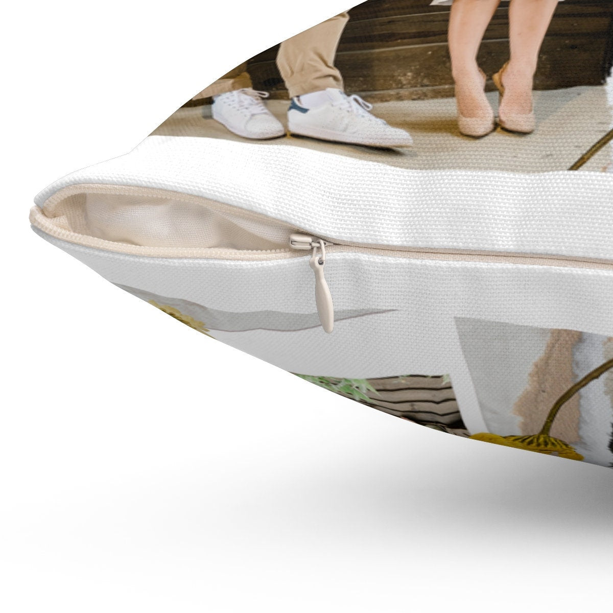 Personalized Couples Photo Collage Pillow – Custom Names & Romantic Keepsake Gift