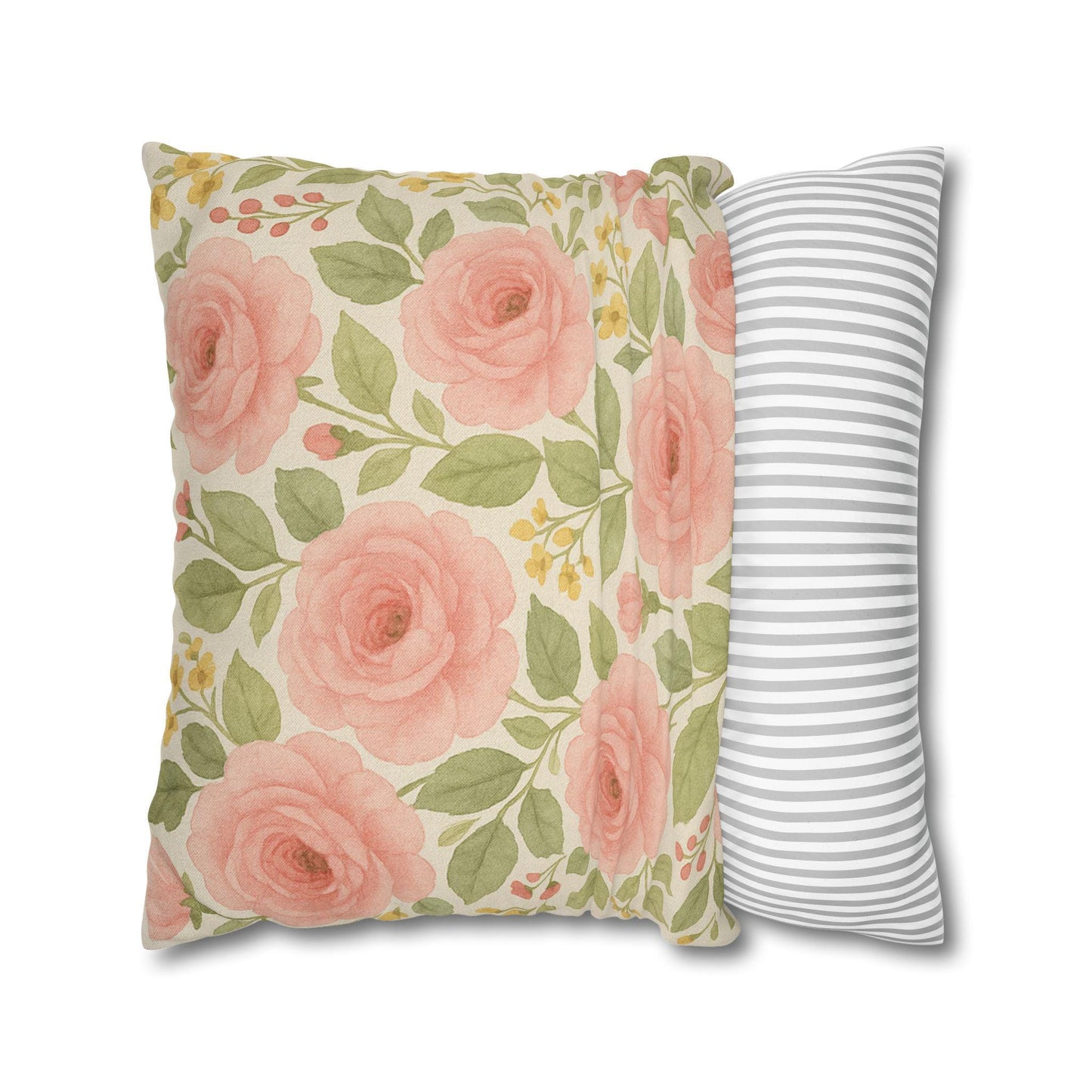 Floral Decorative Throw Pillow – Stuffed Accent Cushion for Cozy Home Decor & Gifting