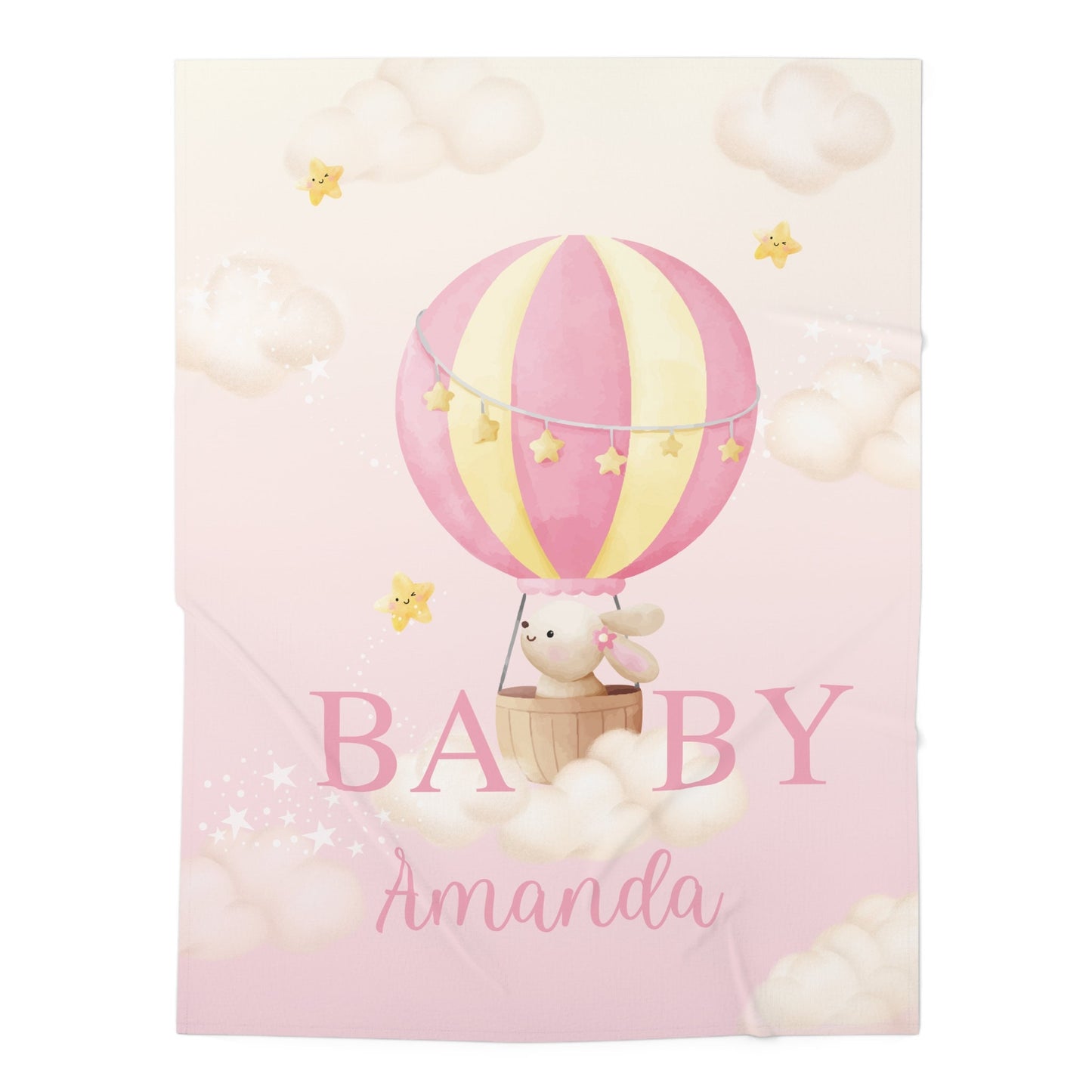 Personalized Baby Girl Milestone Swaddle – Custom Name Blanket for DIY Photoshoots & Baby Shower Gifts