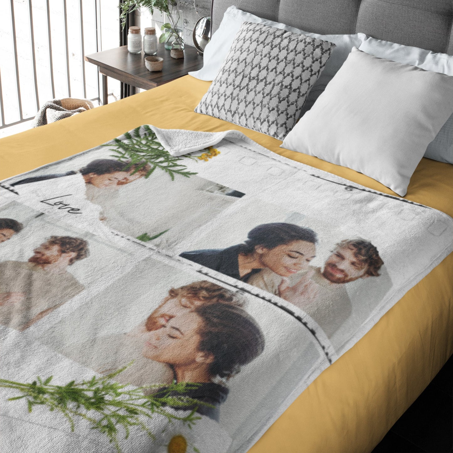 Personalized Photo Collage Blanket – Custom Gift for Couples & Special Momentsrsaries & Special Momentscial Moments