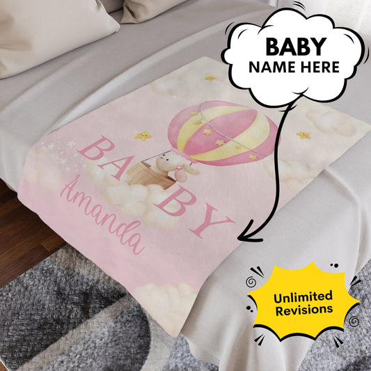 Personalized Baby Girl Milestone Swaddle – Custom Name Blanket for DIY Photoshoots & Baby Shower Gifts