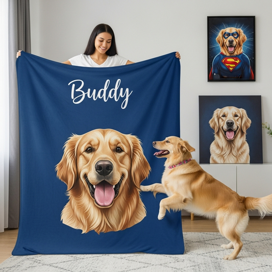Pet Portrait – Digital, Blanket, Framed & Canvas Wall Art | Create A Cherished Memory
