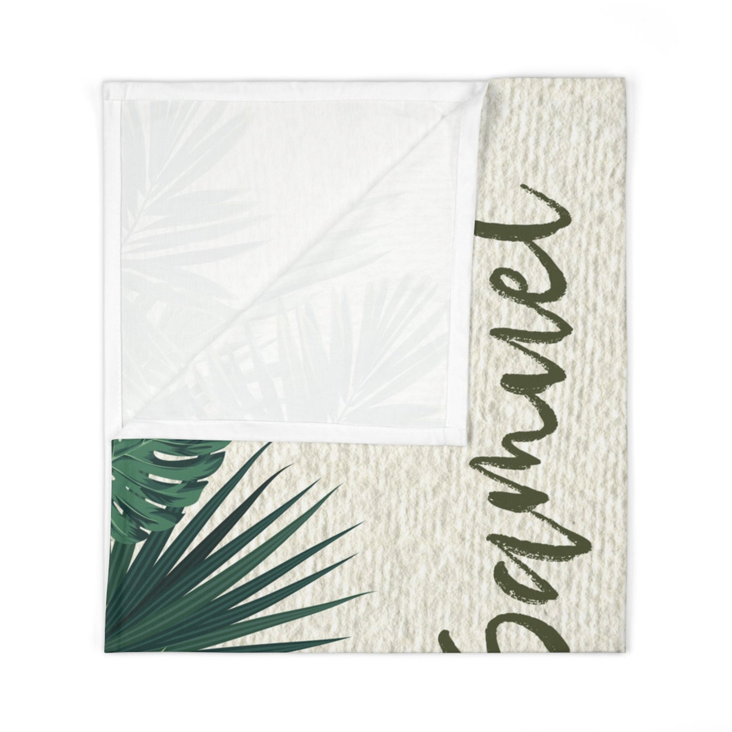 Personalized Safari Baby Swaddle – Custom Name Blanket with Elephant, Giraffe, Lion & Monkey for 1st Birthday