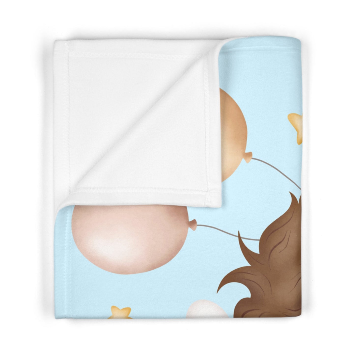 Personalized Baby Blanket – Custom Animal Design with Name, Soft & Cozy Gift for Newborns and kids